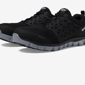 Reebok Men's Black safety shoes.